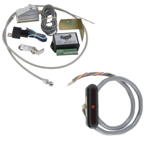 Lokar XCIND-1718 Midnight Series Vert. Alum. LED Dash Indicator, GM