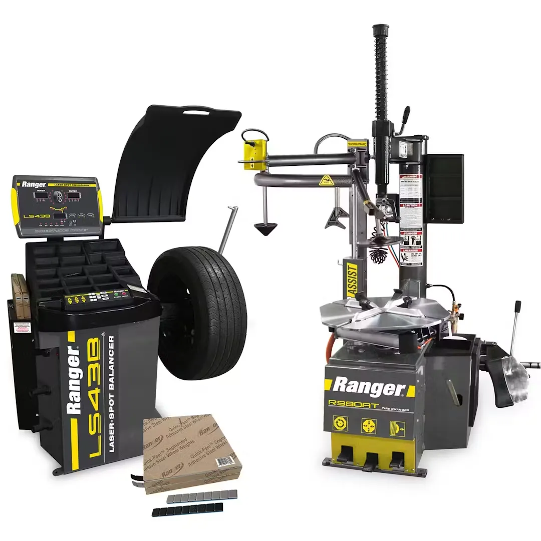 Ranger 5140126 Tire Changer R980AT, Balancer LS43B, Plus Weights
