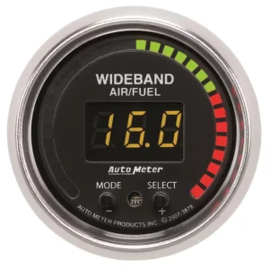 AutoMeter 3878 Air/Fuel Ratio-Pro, 2 1/16 Inch, W/ Peak and Warn