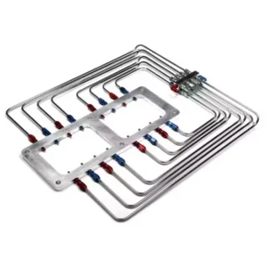 NOS 13350-CNOS Blower Injector Plate w/ Plumbing, Polished