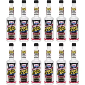 Lucas Oil 10872 Diesel Deep Clean Fuel System Cleaner, 12-Pack