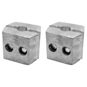 Clamp On Lead Ballast Weight Bar, 25 LB, Pair