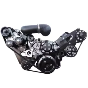 All American Billet FDS-LSV-201 Serpentine Kit, LS Vortech, OP