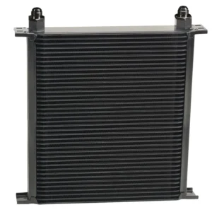 Derale 54088 Stack Plate Cooler, 40 Row, -8AN, 90 Degree Swivel