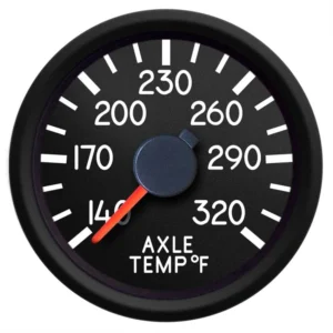 New Vintage USA 44199-01 Aviator Series 2 1/16" Axle Temp Black