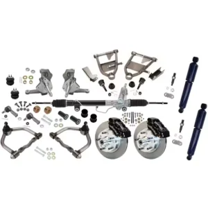 Mustang II IFS, Std. Control Arms, Air Ride, Dropped Spindles, Wilwood Brakes