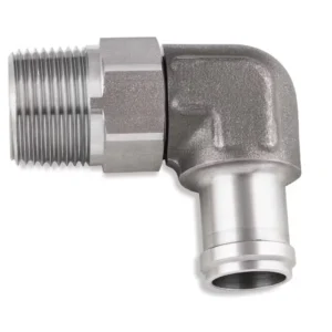 Earls SS988413ERL 90 Degree 3/4 Hose, 1/2 NPT Male Elbow, Swivel