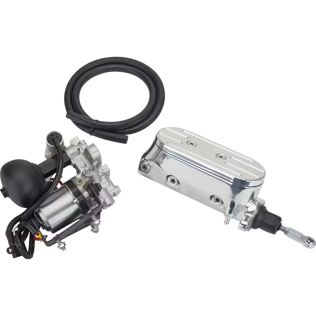 Remote Power Electric Brake Booster Master Cylinder Kit Disc/Disc - Image 7