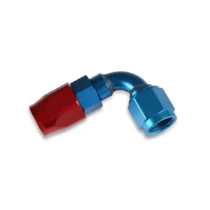 Earls MP809106ERL Clamp-On Fitting, -6 AN, 90 Degree, Female