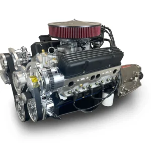 GM Small Block Compatible 383 c.i. Engine and 700R4 Automatic Transmission 4WD Ready - 405 Horsepower - Truck Edition Builder Series with Polished Pulley Kit - Fuel Injected