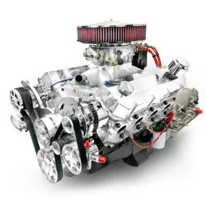 GM Big Block Compatible 598 c.i. Engine and 4L80E Automatic Transmission - 741 Horsepower - Standard Edition Builder Series with Polished Pulley Kit - Carbureted