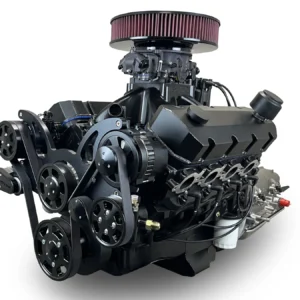 GM Big Block Compatible 632 c.i. ProSeries Engine and 4L80E Automatic Transmission - 815 Horsepower - Blackout Reaper Edition Builder Series with Black Pulley Kit - Carbureted