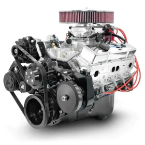 GM Small Block Compatible 350 c.i. Engine - 341 Horsepower - Deluxe Dressed with Black Pulley Kit - Fuel Injected