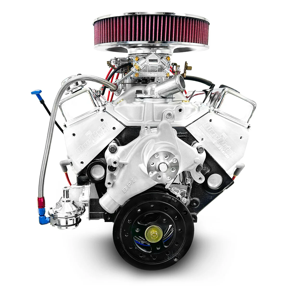 GM Small Block Compatible 383 c.i. Engine - 436 Horsepower - Deluxe Dressed - Carbureted - Image 3