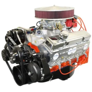 GM Small Block Compatible 400 c.i. Engine - 500 Horsepower - Deluxe Dressed with Black Pulley Kit - Fuel Injected