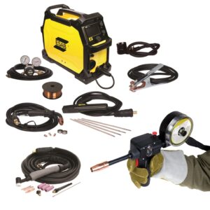 ESAB REBEL EMP 215IC MIG/STICK/TIG WELDER WITH SPOOLGUN (0558102240)