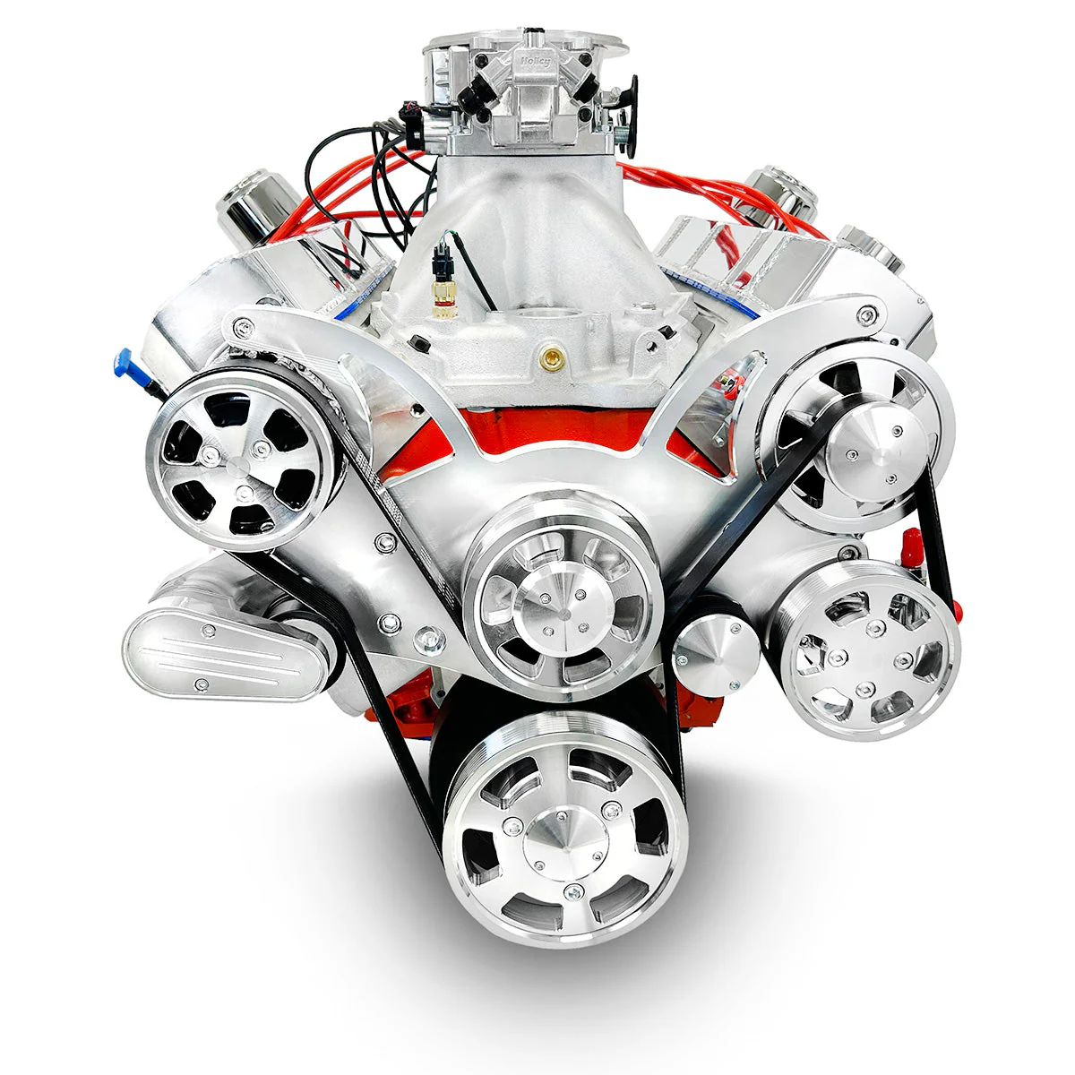 GM Big Block Compatible 632 c.i. ProSeries Engine - 815 Horsepower - Deluxe Dressed with Polished Pulley Kit - Fuel Injected - Image 3
