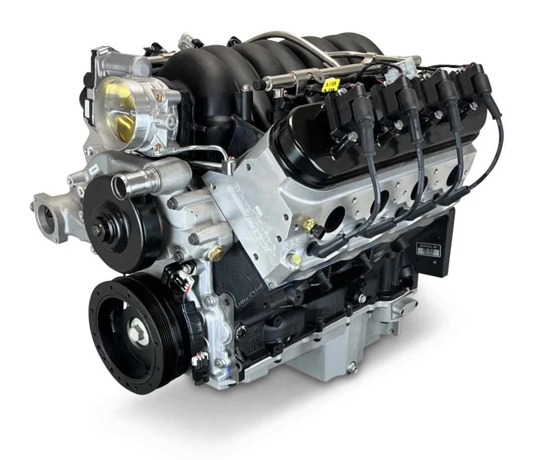 GM LS Compatible 376 c.i. Engine and TKX Manual Transmission - 530 Horsepower - Standard Edition Builder Series - Fuel Injected
