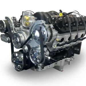 GM LS Compatible 376 c.i. ProSeries Engine - 530 HP - Deluxe Dressed - Polished Pulley Kit - Fuel Injected