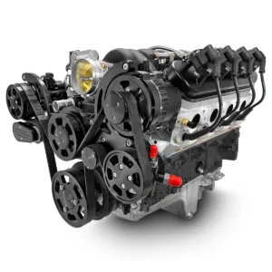 GM LS Compatible 427 c.i. ProSeries Engine - 605 HP - Deluxe Dressed - Black Pulley Kit - Fuel Injected
