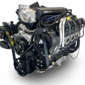 GM LS Compatible 427 c.i. ProSeries Engine - 600 HP - Deluxe Dressed with Controller and Black Pulley Kit - Fuel Injected